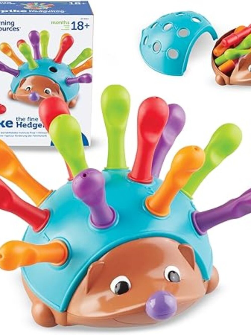 Learning Resources Spike Fine Motor Hedgehog Montessori Sensory Toy Ages 18M+